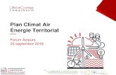 Plan Climat Air Énergie Territorial · PDF file 9/26/2018  · nouveaux portails open data de mise à disposition de leurs données > voir ce qui est disponible sur le territoire