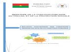 MINISTERE DE LA FONCTION PUBLIQUE, DU …...nouveau référentiel de développement du Burkina Faso pour la période 2016-2020, en son axe 2 « développer le capital humain » et