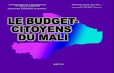 Mise en page 1 - budget.gouv.ml · largement partagé et compris par les citoyens, d’où l’élaboration du budget-citoyens. Le budget-citoyens constitue une des principales bonnes