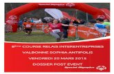 ème COURSE RELAIS INTERENTREPRISES · La Course Relais Le Stade des Bouillides a accueilli cette année encore, le Vendredi 20 Mars 2015, la 8ème édition de la Course Relais Interentreprises