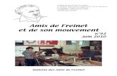 Amis de Freinet et de son mouvement€¦ · l’association Amis de Freinet, coordinateur des manifestations programmées à l’occasion de la célébration du Centenaire de la naissance