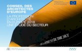 LA PROFESSION D’ARCHITECTE EN EUROPE 2018 UNE ÉTUDE DU … · la prochaine édition en 2020. Je tiens à remercier les auteurs, Mirza & Nacey, ainsi que le Secrétariat du CAE