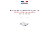 Contrat stratégique de la filière Automobile 2018-2022 · 2018. 9. 26. · l’automobile française, porte-étendard, et à bien des égards, vitrine et locomotive des savoir-faire