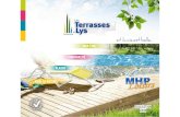 Les-Terrasses-du-Lys-2015 … · Les modèles présentés sont disponibles en profondeur de 2,50 m ou 3,00 m. Les terrasses peuvent être couvertes sur la longueur de votre choix,
