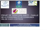 Accueil • Val de Cher Controis · Cher Territoire du Pays Val de Cher-Controis 37 communes pour 47 968 habitants PVCC = 59,4 habitants par km2 Part des moins de 20 ans : 22% Part