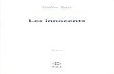 Innocents · 2018. 4. 12. · Les innocents 33, rue Saint-André-des-Arts,Paris 6e Frédéric Boyer Roman P.O.L