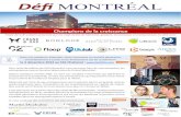 Champions de la croissance - defimtl.com · Champions de la croissance Finale de la 8e cohorte présentée par les chefs de file de Montréal, gradués, investisseurs et entrepreneurs