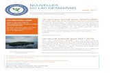 Nouvelles du lac Desmarais · 2019. 4. 3. · NOUVELLES DU LAC DESMARAIS Juillet 2017 Bulletin d’information pour les mem res de l’Assoiation pour la préservation du lac Desmarais,