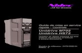 Unidrive M702 HS72 Control GSG Iss4 · 4 Guide de mise en service rapide - Contrôle Unidrive M702 / HS72 Édition : 4 la sélection des fusibles ou autres protections, ainsi qu'aux