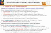 Commission des Relations Internationales...• Témoignage des étudiants partis à l’étranger • Le dispositif Online Linguistic Support du programme Erasmus+. • Ressources