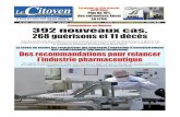 Coronavirus en Algérie 392 nouveaux cas, 268 guérisons et ... · Les mesures De L’etAt DétAiLLées PAr m. D iAfAt Plus de 70% des entreprises Ansej en crise P 2 Coronavirus en