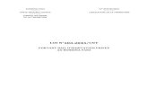 Loi 103 portant bail d'Habitation - La Voix du Juriste · 2018. 2. 7. · AU BURKINA FASO . 2 LE CONSEIL NATIONAL DE LA TRANSITION Vu la Constitution ; Vu la Charte de la transition
