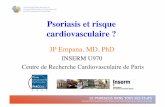 Psoriasis et risque cardiovasculaire 

S El-Mongy et al. 2009 Psoriasis (n=80) Controls (n=50) p Carotid IMT (mm) 0.9 ±0.2 0.7±0.1