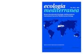ecologiaecologia-mediterranea.univ-avignon.fr/wp-content/uploads/... · 2017. 7. 13. · ecologia mediterranea publie des articles de recherche originaux sur des sujets se rapportant