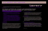 LE DROIT DE SAVOIR - Laveryv~la-cour...LE DROIT DE SAVOIR Financement et services financiers FÉVRIER 20122 En novembre 2010, 4387228 était en défaut de paiement. La Banque, outre