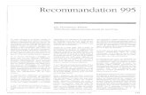 Recommandation 995 -  · PDF file