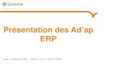 Présentation des Ad’ap ERP...2017/10/02  · Journée CoTITA – 28 mai 2015 – A. MATHIEU 2 Sommaire 1- ERP accessible au 31/12/2014 2- ERP rendu accessible entre le 01/01 et