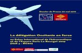 La délégation Occitanie en force · La délégation Occitanie en force au Salon International de l’Aéronautique et de l’Espace Paris Le Bourget 2019 (Hall 4 - BC80) Dossier