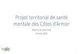 Projet territorial de santé mentale des Côtes d’Armorptsm22.info/wp-content/uploads/2018/04/PTSM-22-Lancement...La santé mentale en France, un enjeu majeur •Les troubles mentaux