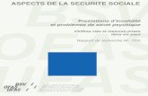 ASPECTS DE LA SECURITE SOCIALE · 1.2 Objectifs de l analyse 1 1.3 Les pays étudiés 3 1.4 Sources et limites 5 1.5 Structure du rapport 6 2 LE RECOURS AUX PRESTATIONS D INVALIDITÉ
