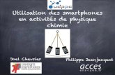 Utilisation des smartphones en activités de physique chimieacces.ens-lyon.fr/acces/classe/numerique/smartphones... · 2015. 9. 10. · - 1ère: Vision couleurs, dosage par étalonnage,