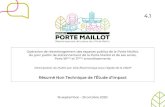Résumé Non Technique de l’Étude d’Impact · 2020. 8. 27. · Projet d’aménagement de la Porte Maillot Résumé non-technique - Etude d’impact –Porte Maillot 16 et 17