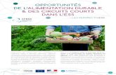OPPORTUNITÉS DE L’ALIMENTATION DURABLE & DES CIRCUITS … · 2018. 5. 23. · exporter les produits agricoles et alimentaires de la région Rhône-Alpes dans des proportions largement