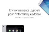 Environnements Logiciels pour l'Informatique Mobile 2017. 10. 25. · •Xamarin/Cordova/Ionic couvre de nombreux besoins •Compétences du monde du Web •Ne pas négliger e qui