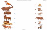 Relie chaque animal à son petit. Fiche 1 · PDF file 2019. 10. 8. · Title: Les animaux et leurs petits Author: tidou.fr Subject: Exercice à imprimer pour enfants de maternelle,