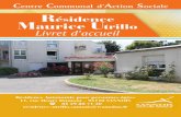 Centre Communal d’ Action Sociale Résidence Maurice Utrillo … · 2019. 2. 8. · 1 édition 2017 Résidence Autonomie pour personnes âgées 11, rue Henry Dumont - 95110 SANNOIS