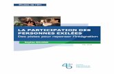 LA PARTICIPATION DES PERSONNES EXILÉES...Sophie Bilong, « La participation des personnes exilées : des pistes pour repenser lintégration », Études de l’Ifri, Ifri, mai 2020.