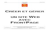 UN SITE WEB AVEC FRONT AGEactualites.stsernin.free.fr/frontpage/telechargement/... · 2008. 10. 28. · Créer & gérer un site Web avec Frontpage Exercices C.F.A.T.I.C. Page 6/6