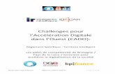 Challenges pour l’Accélération Digitale dans l’Ouest (CADO)...Les défis de l’édition 3 2018-19 sont proposés par les sponsors suivants : Dassault Systèmes, Bouygues Immobilier,