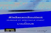 #laSacemSoutient · 2019. 12. 2. · Valeur d’1 min sur RTL 15,97 € Valeur d’1 min sur Rire et Chansons 1,32 € Télévision* Valeur d’1 min de sketch sur TF1 entre 20h et