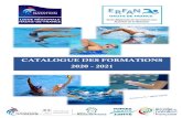 Site de la ligue Hauts-De-France - CATALOGUE DES FORMATIONS 2020 …hautsdefrance.ffnatation.fr/rsc/3006/fichiers/dossiers/... · 2020. 7. 27. · Catalogue des Formations ERFAN HDF