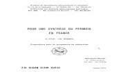 EN FRANCE - InfoTerreinfoterre.brgm.fr/rapports/70-SGN-038-GEO.pdf · 2009. 11. 4. · B.P. 818 - 45-Orl6ans-La Source - Tél. 66-06-60 POUR UNE SYNTHÈSE DU PERMIEN EN FRANCE R,