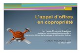 par Jean-François Lavigne - ExpoCondo - L'exposition virtuelle de la copropriété · 2017. 4. 28. · copropriété demande des soumissions à des fournisseurs pour obtenir des