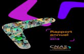 Rapport annuel - CNAS · 2 CNAS I RAPPORT ANNUEL 2018. ... la transformation du CNAS. Citons : • la démarche de Responsabilité sociétale des entreprises – dite RSE – engagée