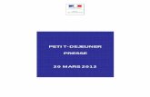 Les services de l'État dans les Hauts-de-Seine - PETIT-DEJEUNER … 20... · Nanterre, le 20 mars 2012 L’élection présidentielle se déroulera le dimanche 22 avril (1er tour)