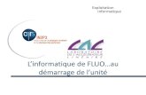 L’informatique de FLUO…au démarrage de l’unité...– HITO: application web de gestion de personnel développée par le centre de calcul IN2P3, en cours d’adaptation par un
