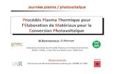 Proc édés Plasma Thermique pour l’Elaboration de Mat ériaux …plasmasfroids.cnrs.fr/IMG/pdf/PV_Benmansour.pdf · 2015. 1. 29. · Evaporation à l’interface Plasma / silicium