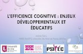 L’efficience cognitive: enjeux développementaux et éducatifs · Bell, 2014; Wiebe et al., 2011) •6 à 12 ans : une différenciation partielle entre les 3 fonctions mais encore