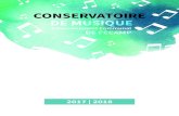 CONSERVATOIRE DE MUSIQUE - ville-fecamp.fr · L’année 2017 a été marquée par l’excellente nouvelle du classement de notre école de musique en conservatoire à rayonnement