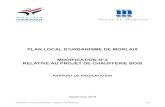 PLAN LOCAL D’URBANISME DE MORLAIX MODIFICATION N°2 … · PREAMBULE Historique du document d’urbanisme Le Plan Local d'Urbanisme de Morlaix a été approuvé le 19 février 2014.