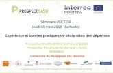 Séminaire POCTEFA Jeudi 15 mars 2018 - Barbastro...2018/03/11  · Le projet ProspecTsaso La lutte conte les disciminations et l’amélio ation de l’inclusion. L’app éhension
