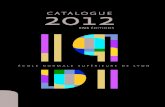 Catalogue ENS Éditions 2012 · Les Éditions publient donc des ouvrages de toute origine, de chercheurs français ou étrangers, en harmonie avec les questionnements des centres