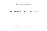 Roland Barthesexcerpts.numilog.com/books/9782021242478.pdfBarthes (textes choisis et présentés par Claude Coste) « Points Essais » n 649, 2010 Sarrasine de Balzac Séminaire à