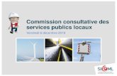 Commission consultative des services publics locaux©sent… · Schéma directeur des investissements ... qualité ainsi qu’une plus grande réactivité en cas d’incidents HTA