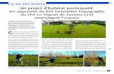 Un projet d'habitat participatif,cfa-levigean.fr/wp-content/uploads/2017/03/XYZ_vie-ecole... · Autocad et Covadis. Le plan topographique ainsi obtenu comprend maintenant toutes les