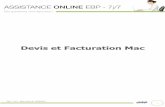 Devis et Facturation Mac - audentia-gestion.fr · 2018. 9. 28. · La page de téléchargement des produits EBP s’ouvre. Dans la liste des Domaines à gauche de votre écran, positionnez